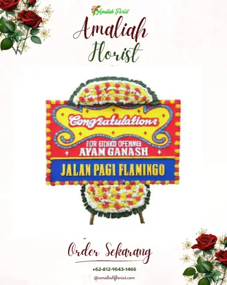 Sewa Papan Bunga Kawoyang